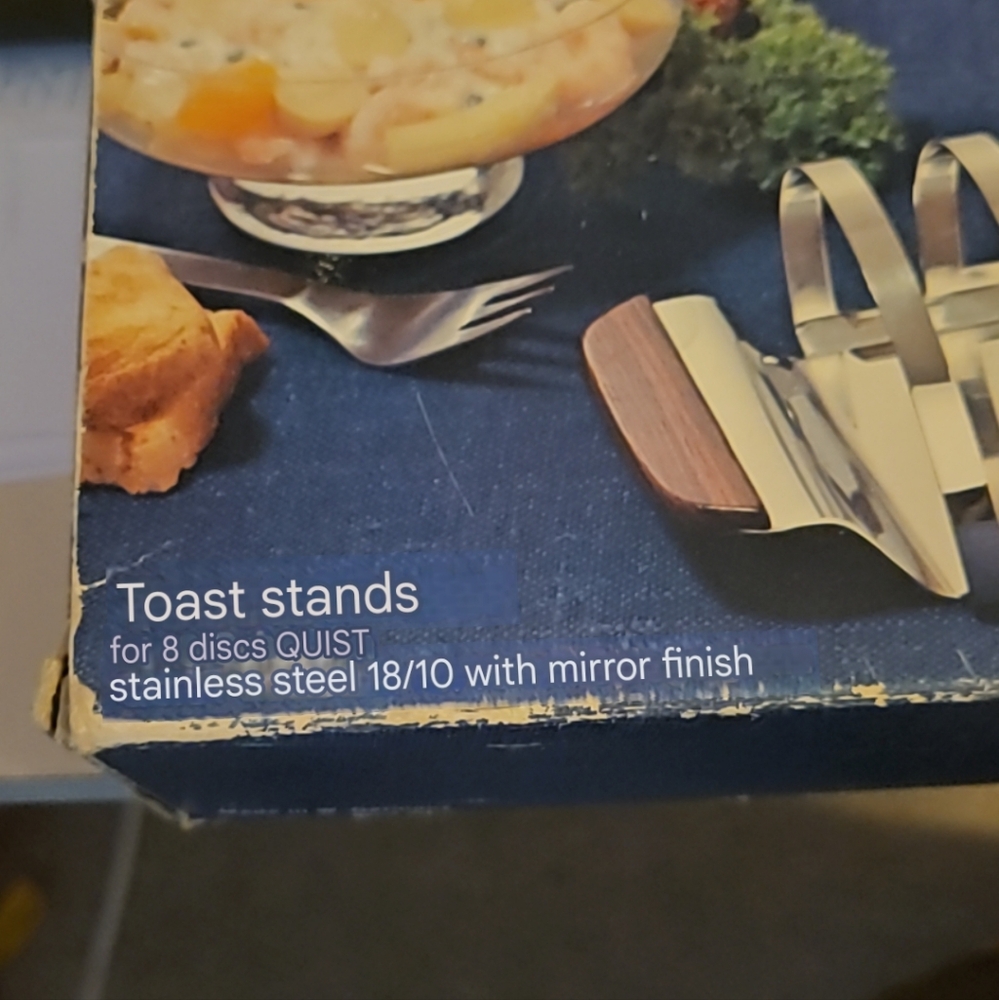Vintage Toast Rack ~ NOS/NIB - Original Box ~ QUIST - Germany? ~ MCM ~ Retro! - Picture 15 of 15